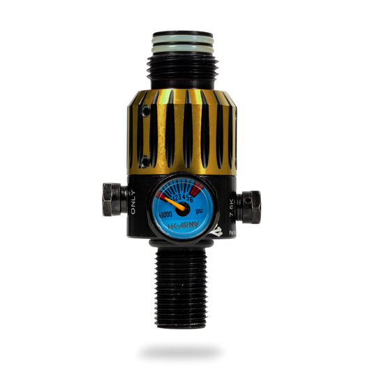 AEROLITE ELITE PRO REG - NOVA - GOLD/BLACK | output pressure 450-650psi | HK Air Tank Regulator