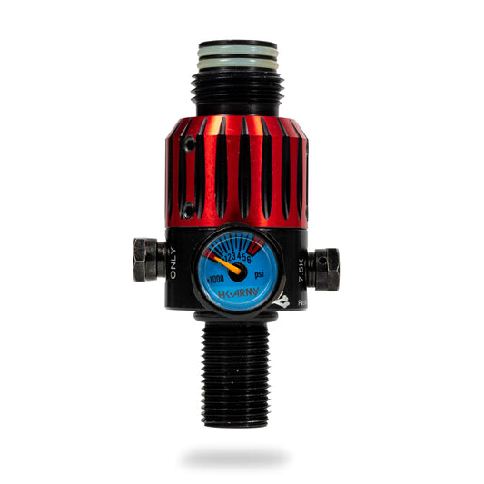 AEROLITE ELITE PRO REG - NOVA - RED/BLACK | output pressure 450-650psi | HK Air Tank Regulator