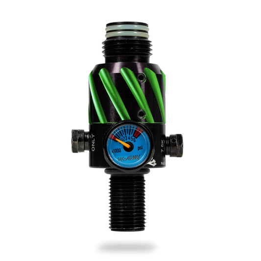 AEROLITE ELITE PRO REG - ORBIT - BLACK/GREEN | output pressure 450-650psi | HK Air Tank Regulator