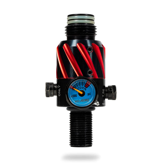 AEROLITE ELITE PRO REG - ORBIT - BLACK/RED | output pressure 450-650psi | HK Air Tank Regulator