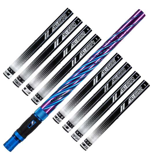 LAZR Elite Orbit Barrel Kit - 15' Blue/Purple Black Inserts - Cocker Threads