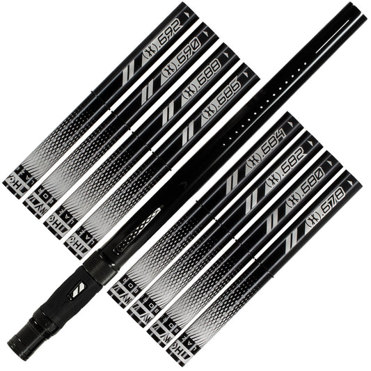 LAZR Barrel Kit - Polish Black - Black Inserts - Cocker Threads