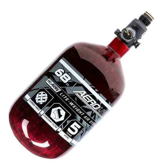 AeroLite Carbon Fiber Tank - 48ci / 4500psi - Red