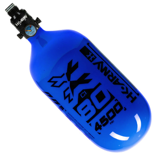 80ci / 4500Psi - Rush - Extra Lite Carbon Fiber Tank - Pro V2 Reg - Blue/Black