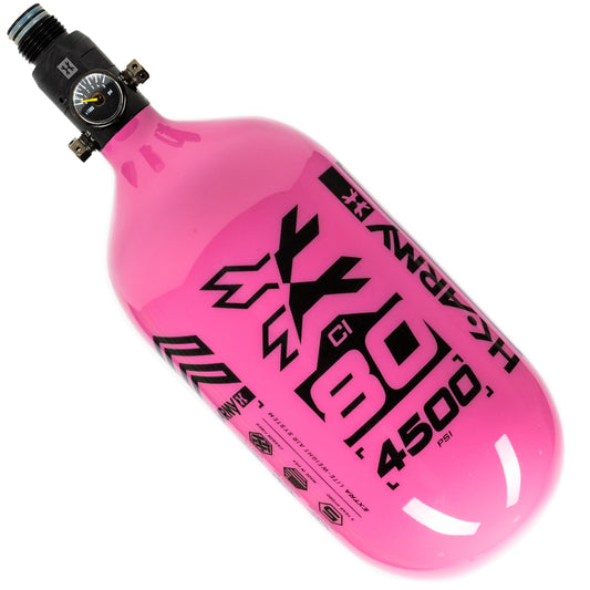 80ci / 4500Psi - Rush - Extra Lite Carbon Fiber Tank - Standard Reg - Neon Pink/Black