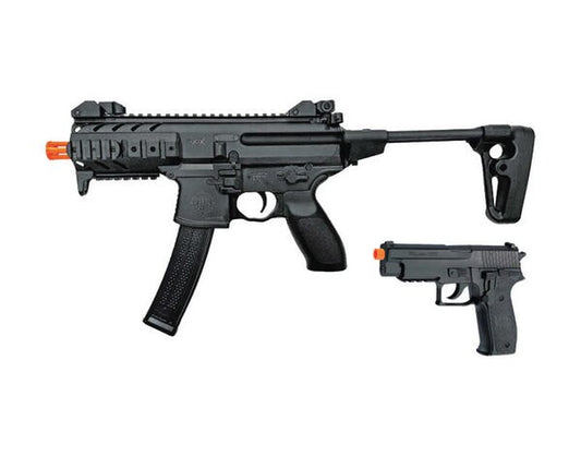 Sig Sauer MPX/P226 Airsoft Replica Springer Combo - Black