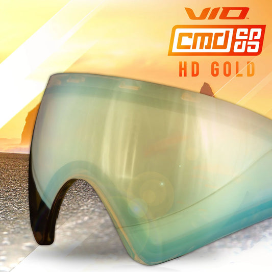 Bunkerkings CMD/VIO Lens - HD Gold - Paintball Goggle Lens