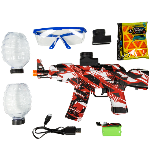 Gellyball Toy Gun | Rapid Gel Blaster Apex Gelstrike | Color: Red