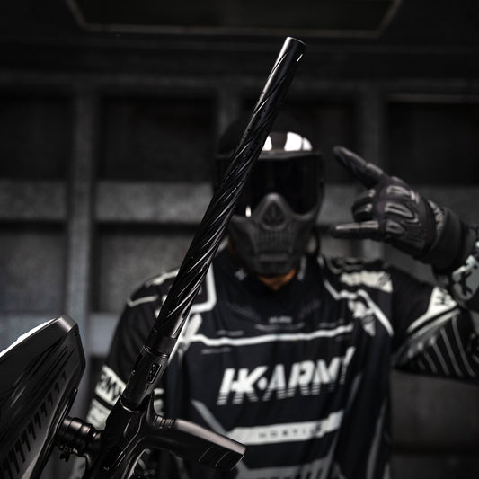 LAZR Elite Orbit Barrel Kit - 15' Dust Black/Black Inserts - Cocker Threads