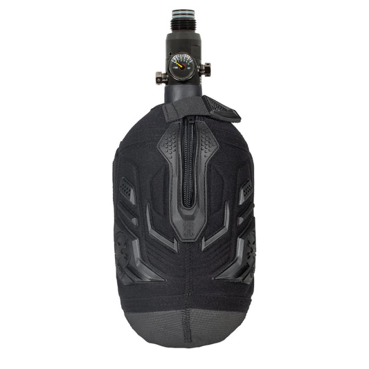 Paintball air tank cover / sleeve | hardline armored - Color: black - blackout