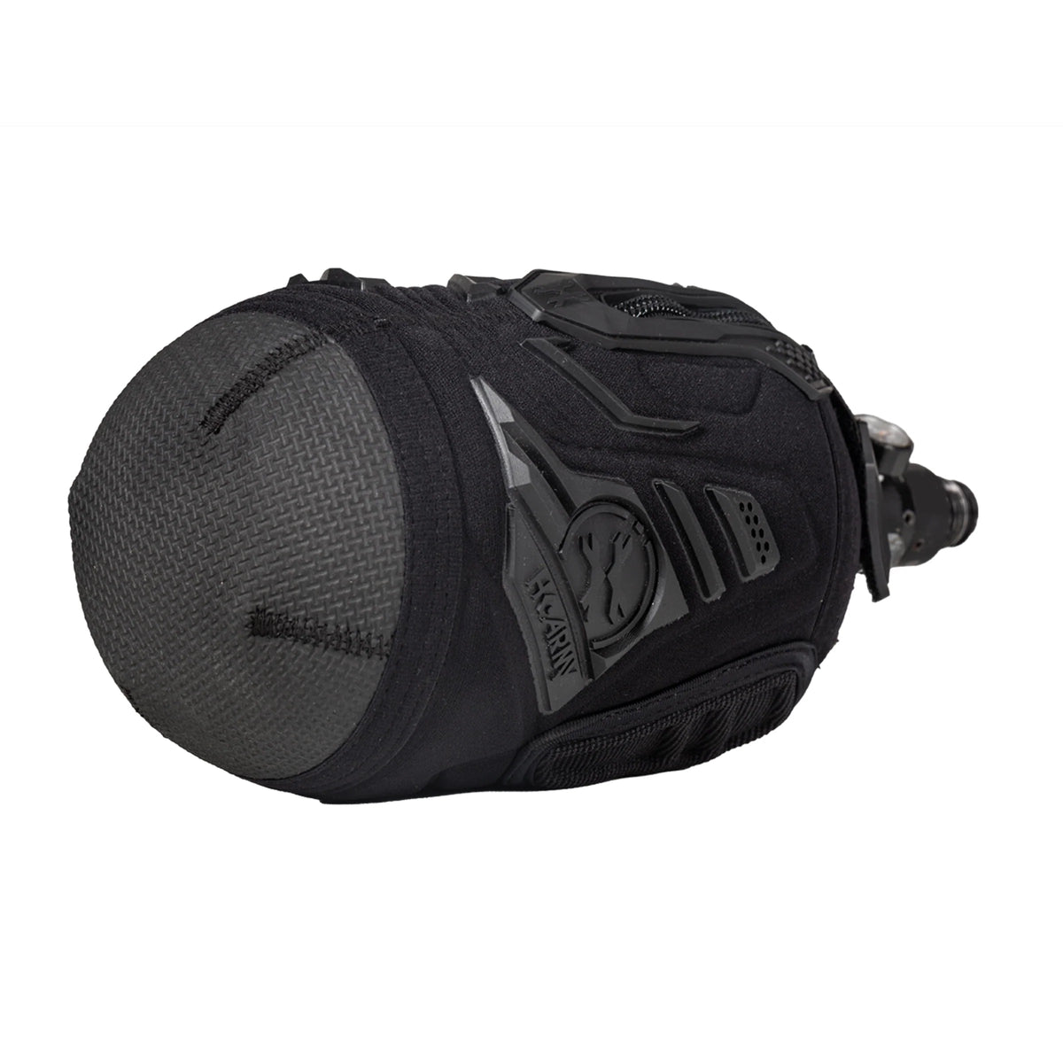 Paintball air tank cover / sleeve | hardline armored - Color: black - blackout