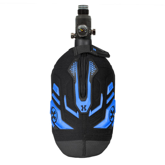 Paintball air tank cover / sleeve | hardline armored - Color: Blue/black - cobalt