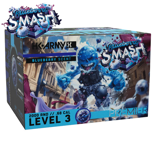 HK Army Blueberry Smash Scented Paintballs - Premier Blue Fill