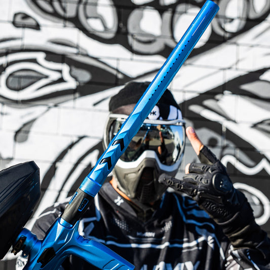 LAZR Elite Fossil Barrel Kit - 15' Dust Blue - Colored Inserts- Cocker Threads