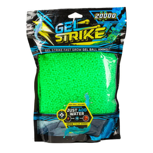 Glow in the dark Dry Gellyballs - 20,000 Pack | Glowing Green