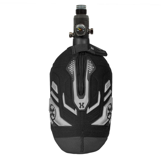 Paintball air tank cover / sleeve | hardline armored - Color: grey/black - graphite