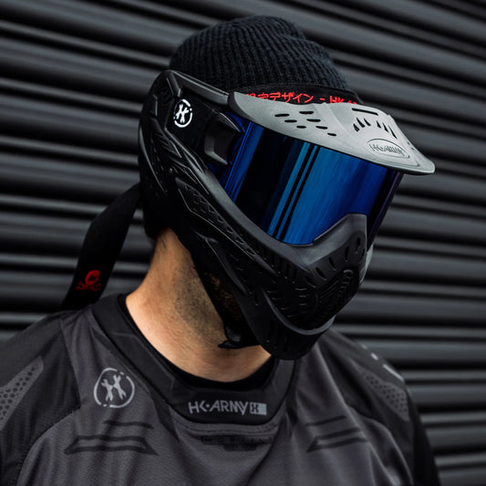 HSTL Goggle | Color: Black W/ Ice Thermal Lens | Paintball & Airsoft Goggle