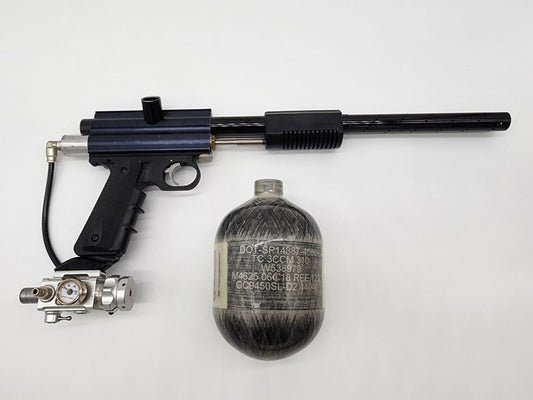 Sterling pump paintball Marker + Carbon Fiber Air Tank | .68 Cal | Verified & Tested | Pre-Owned