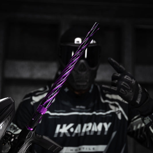 LAZR Elite Orbit Barrel Kit - 15' Dust Purple/Colored Inserts - Cocker Threads
