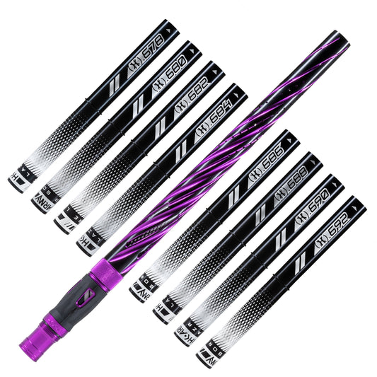 LAZR Elite Orbit Barrel Kit - 15' Dust Purple/Black Inserts - Cocker Threads