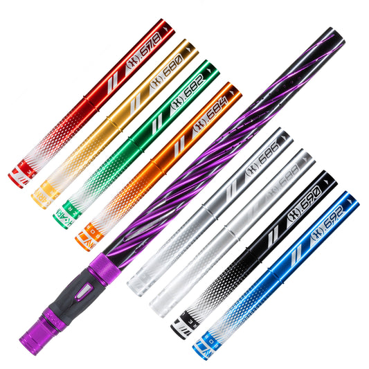 LAZR Elite Orbit Barrel Kit - 15' Dust Purple/Colored Inserts - Cocker Threads