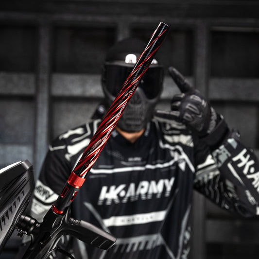 LAZR Elite Orbit Barrel Kit - 15' Dust Red/Black Inserts - Cocker Threads