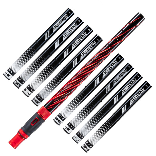 LAZR Elite Orbit Barrel Kit - 15' Dust Red/Black Inserts - Cocker Threads