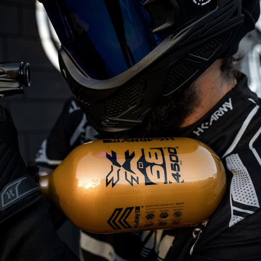 Rush - 68ci / 4500psi 'EXTRA LITE' PRO REG Air System - Gold/Black