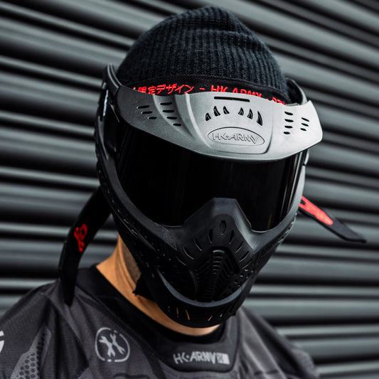 HSTL Goggle | Color: Black W/ Smoke Thermal Lens | Paintball & Airsoft Goggle