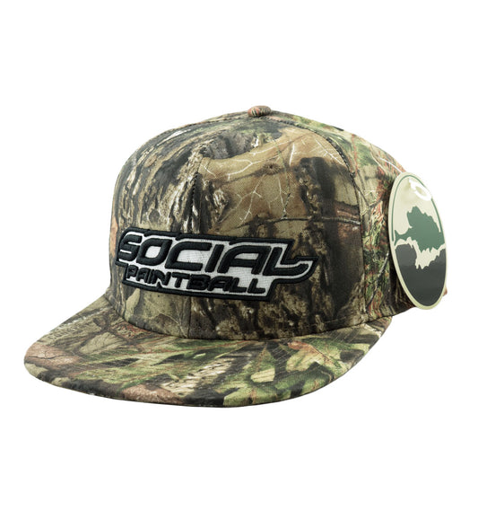 Snapback Hat, Mossy Oak Break-Up Country | Social Paintball | Headwear Hats