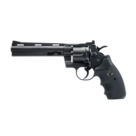 Colt Python 6 Inch Barrel .177 Polymer Bb Gun Revolver - Black | Buy Airsoft Bbs Gun Pistol