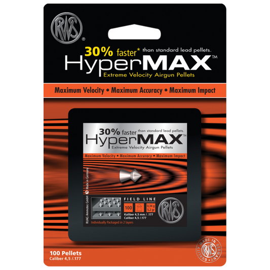 Rws Hypermax .177 Caliber Airgun Pellet Lead Free 100Ct : Umarex Airguns | Buy Airgun Pellet Ammo