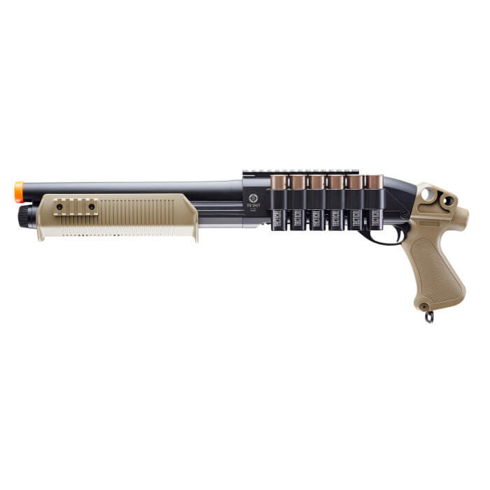 Tactical Force Tri-Shot Shotgun-6Mm-Black/Tan | Buy Umarex Airsoft Rifle