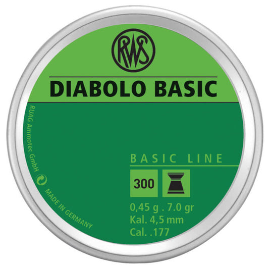 Rws Diabolo .177 Airgun Pellet 300 Count Tin : Umarex Airguns | Buy Airgun Pellet Ammo