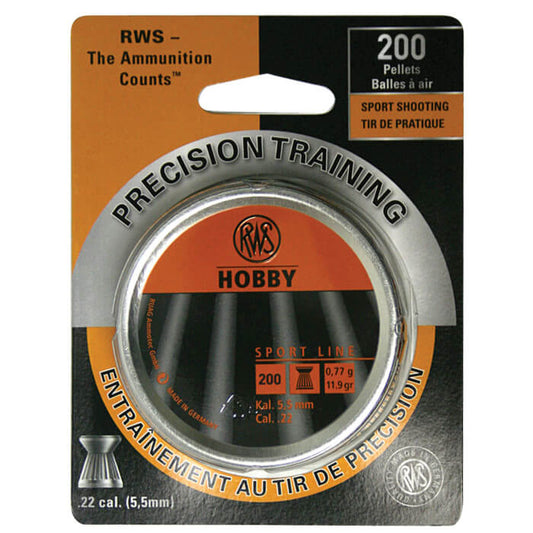 Rws Hobby .22 Airgun Pellet 200 Ct | Buy Airgun Pellet Ammo
