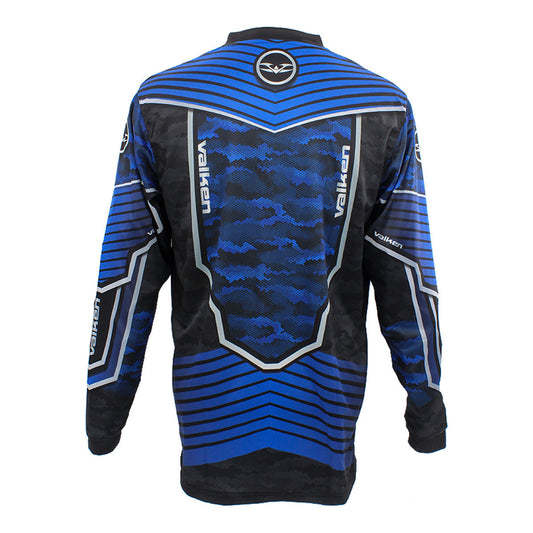 Valken Fate Gfx Paintball Jersey - Digi Tiger Blue Camo