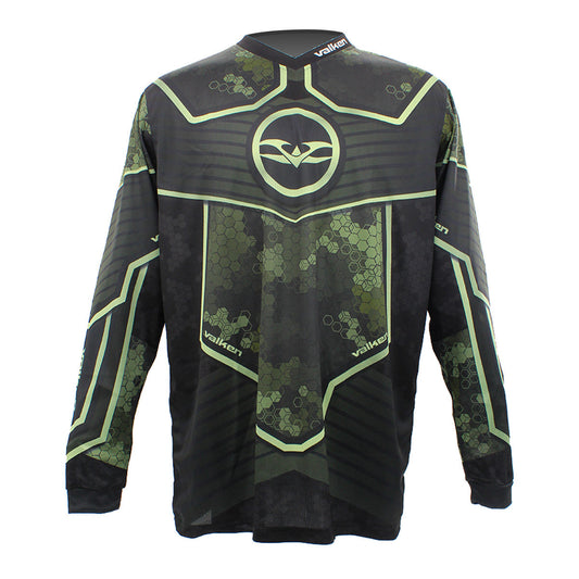 Valken Fate Gfx Paintball Jersey - 3D Cube Olive Camo
