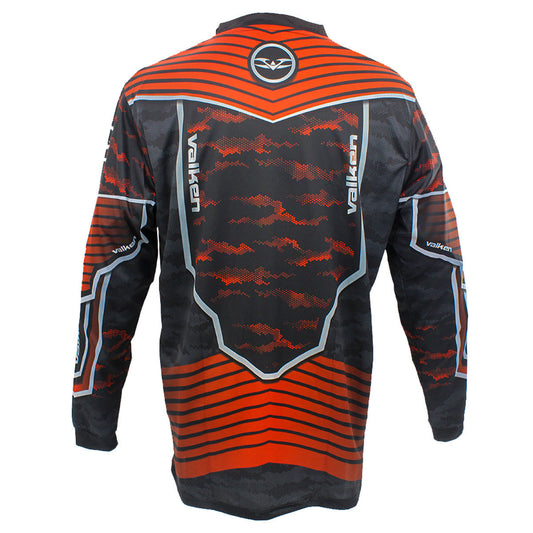 Valken Fate Gfx Paintball Jersey - Digi Tiger Red Camo