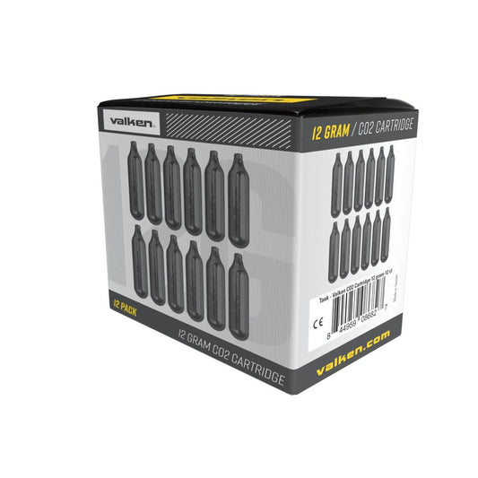 Valken 12G Co2 Cartridges - 12 Count