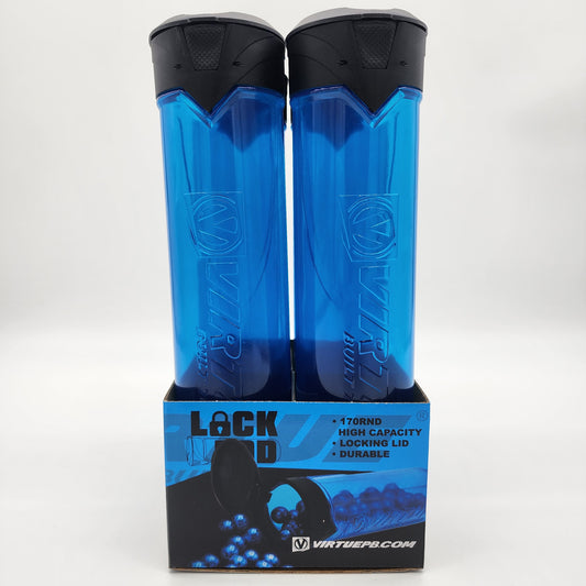 Virtue V2 Lock Lid 170 Round Pod 4-Pack - Cyan