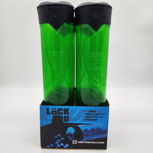 Virtue V2 Lock Lid 170 Round Pod 4-Pack - Lime
