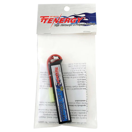 Tenergy 7.4V 1000Mah Battery | Airsoft Battery