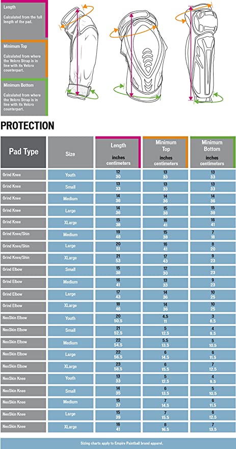 Empire 2015 Neoskin Knee Pads - Black/Grey