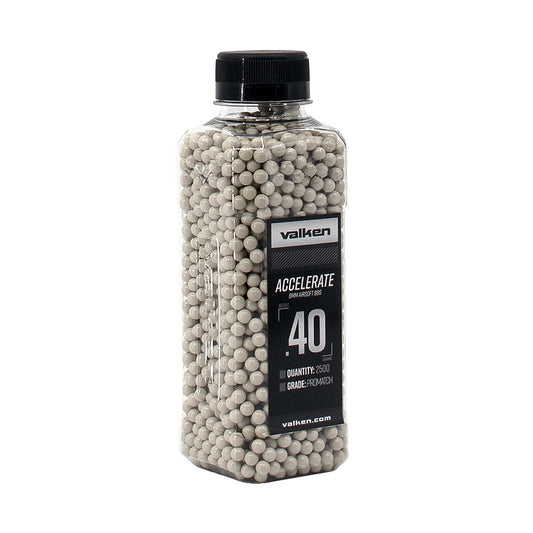 Valken Accelerate Promatch 0.40G 2,500Ct Airsoft Bbs