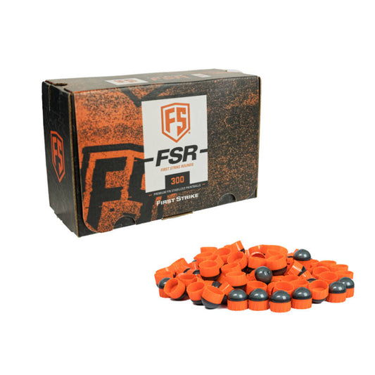 First Strike 300 Round - Smoke/Orange - Orange | Shop Paintball