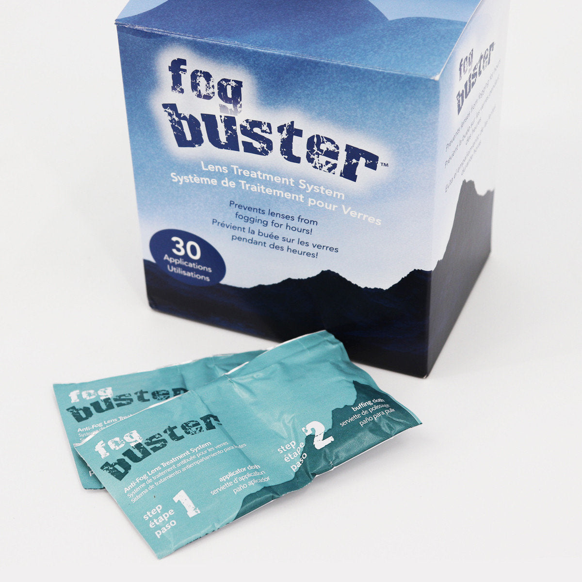 Fogbuster Anti-Fog Wipes - 30 Individual Pack Display