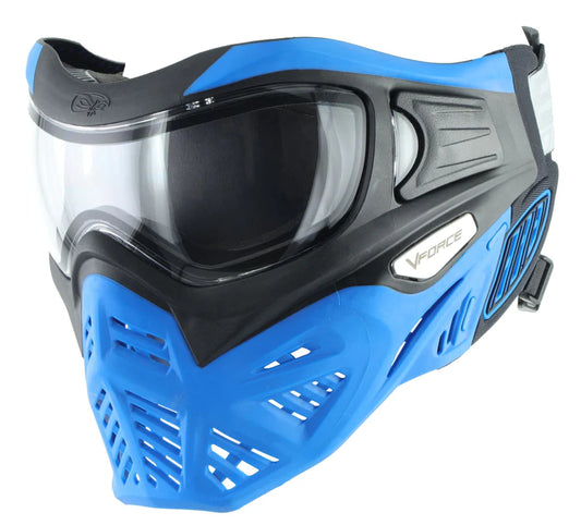 Vforce Grill 2.0 Blue/Black Paintball Mask | Shop Paintball Goggles | Vforce