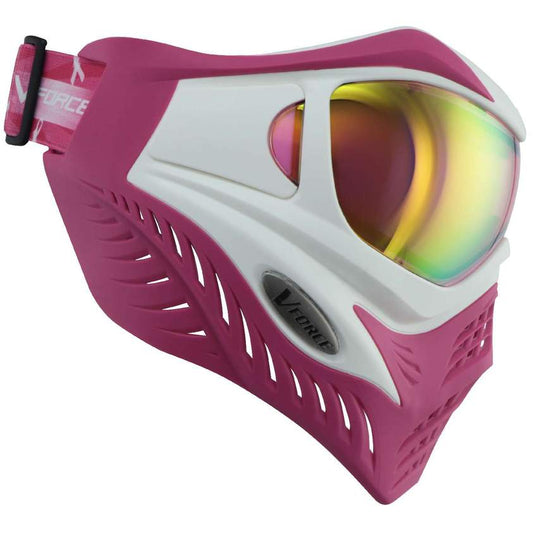 V-Force Grill Paintball Mask Se - Pink Warrior (Breast Cancer Awareness)