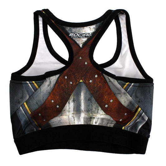 Women’s Racerback Padded Sports Bra paintball