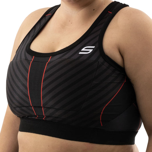 Women’s Racerback Padded Sports Bra paintball